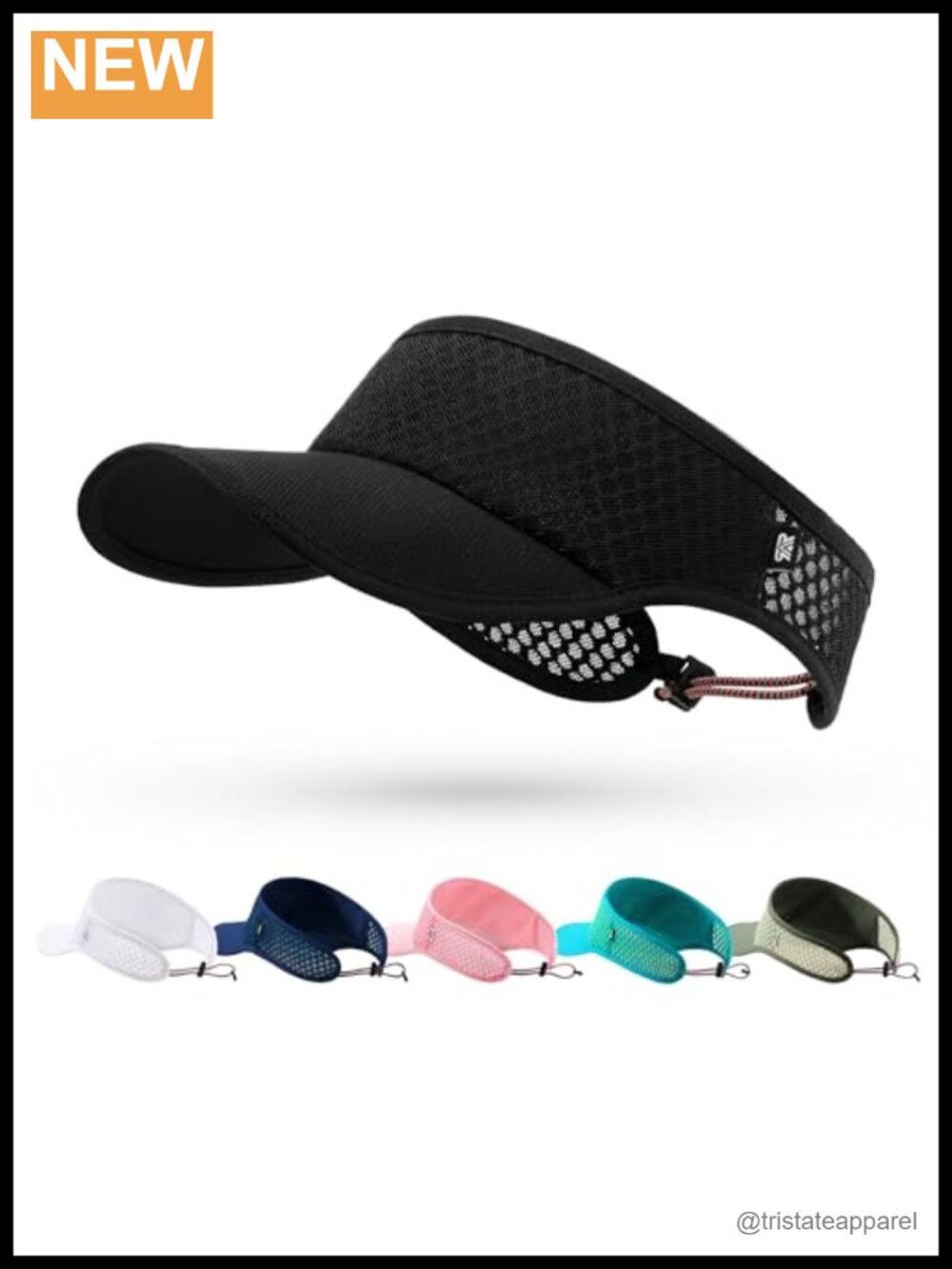 Mesh Breathable Adjustable Lightweight Quick Dry Sports Sun Visor